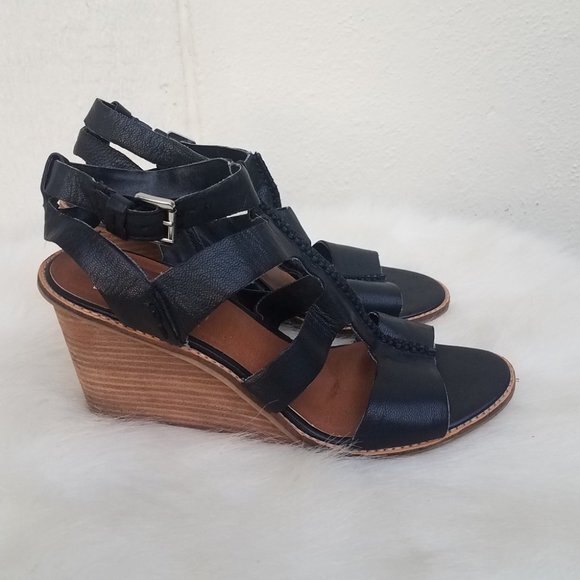 DV Dolce Vita ankle strap wedge heels size 10 - Picture 1 of 6